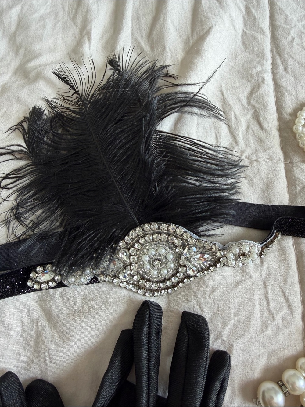 1920s Flapper Girl Costume Accessories - Picture 2 of 4